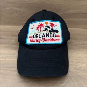 Harley Davidson Orlando FL Navy Adjustable Hat